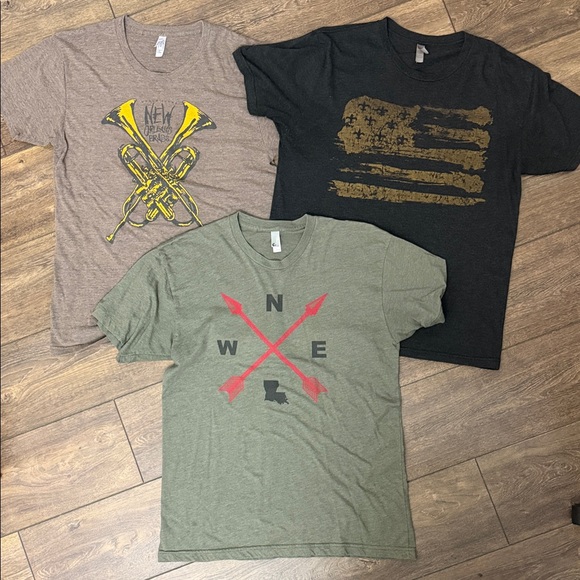 Other - New Orleans / Louisiana Themed T-Shirt Bundle, Size Large